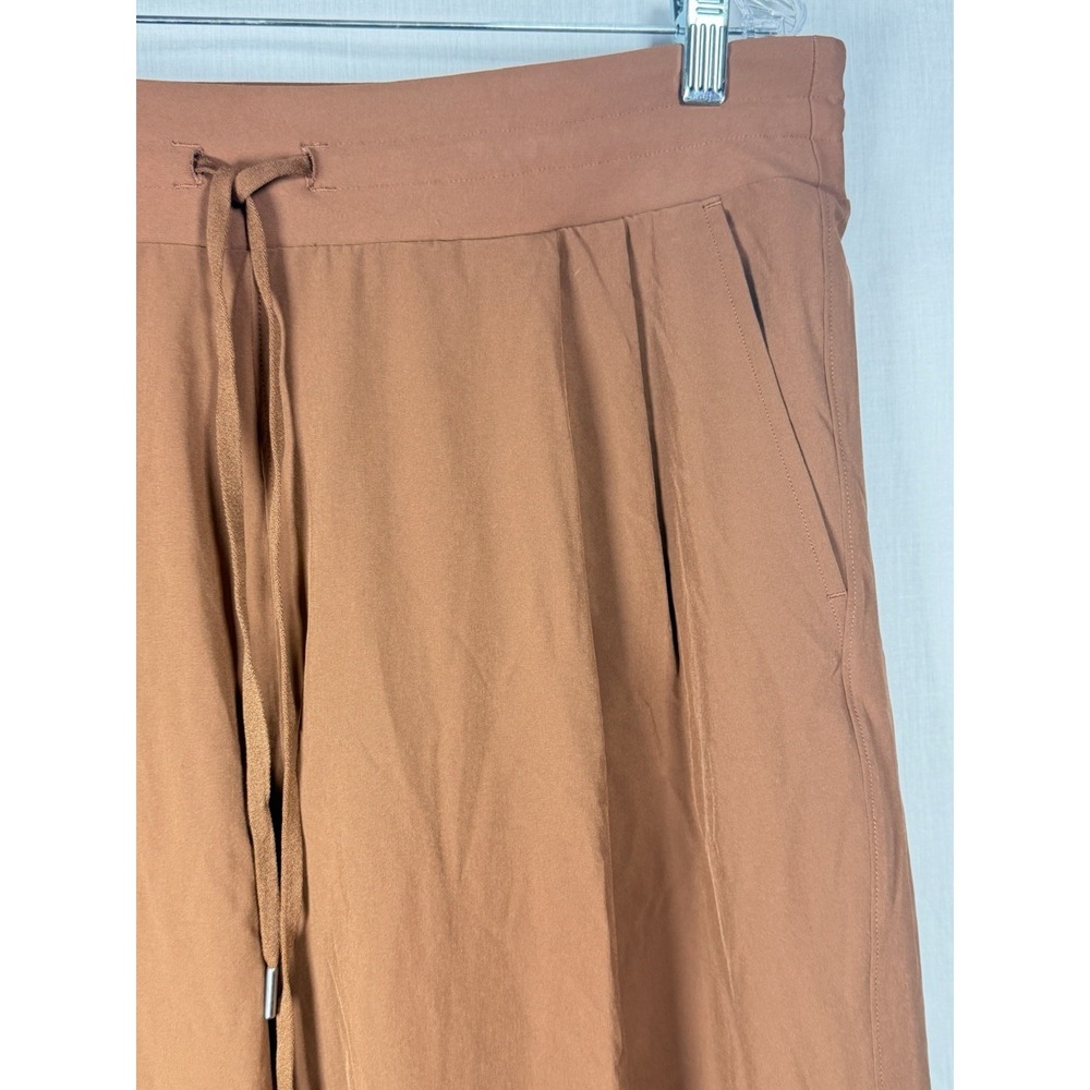 CALIA TrueLight Wide Leg Pants L Brown Rocky Mountain Mid Rise Travel - Picture 4 of 10